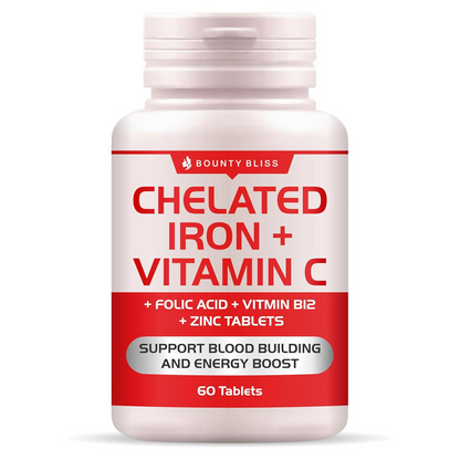 Bounty Bliss Iron Folic Acid Supplement - Vital Support for Energy and Wellness