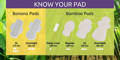 Saathi Bamboo Fiber Sanitary Napkins Panty Liner Pack