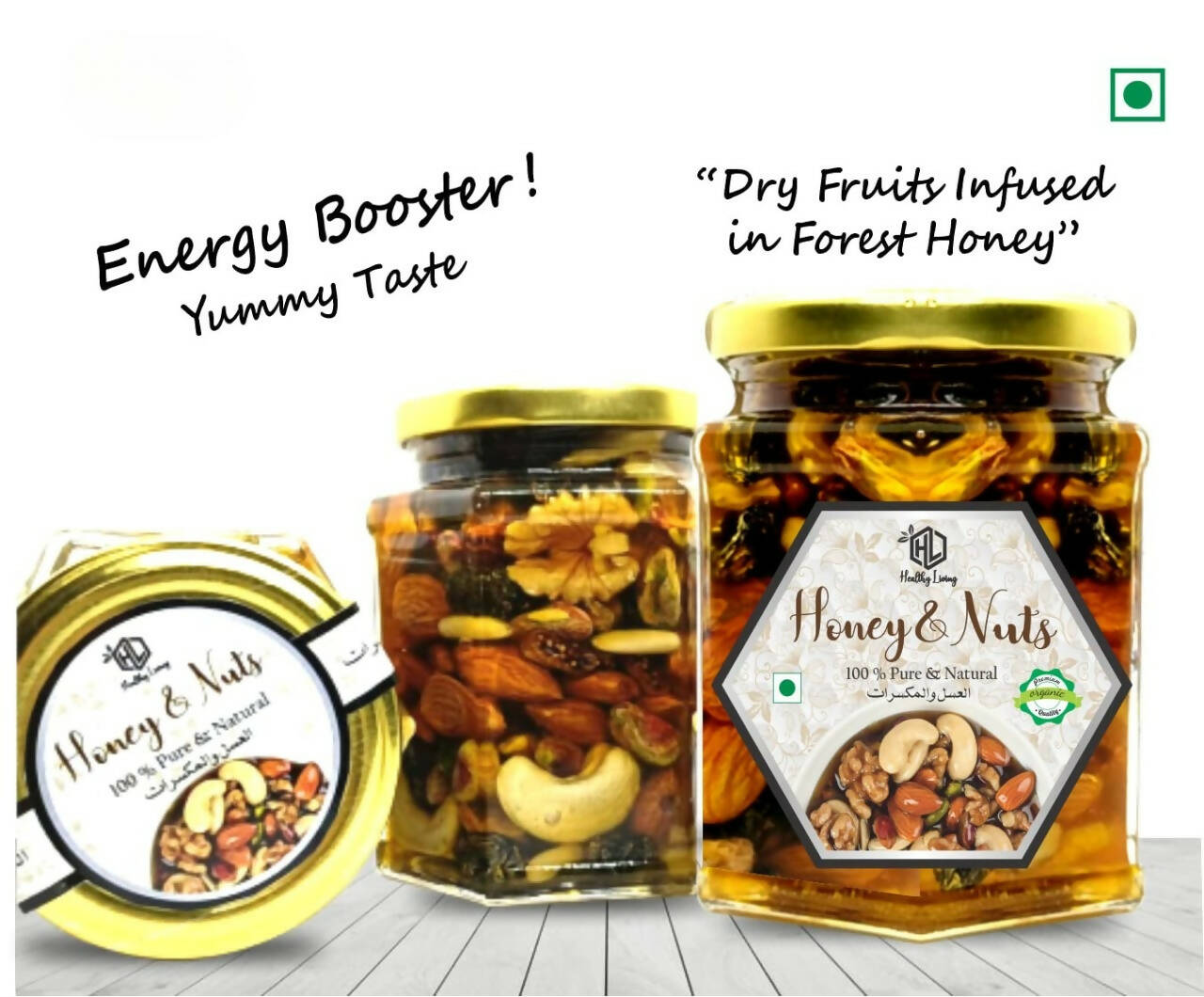 Healthy Living Honey and Nuts - Indyancart