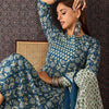 Dhiyona IE Floral Printed Pure Cotton Straight Kurta Trousers With Dupatta