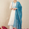 Dhiyona IE Women Ethnic Motifs Embroidered Regular Thread Work Pure Cotton Kurta with Trousers & With Dupatta