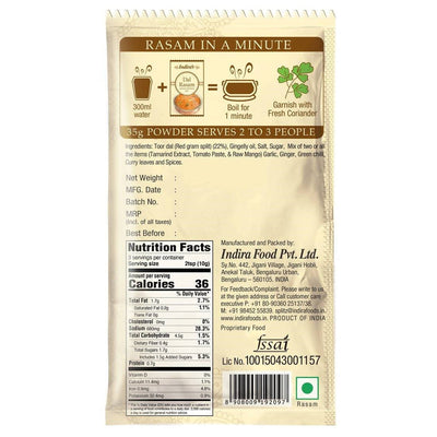 Indira's Dal Rasam Instant Powder Mix