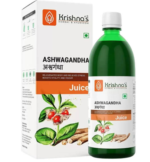 Krishna's Herbal & Ayurveda Ashwagandha Juice - Indyancart