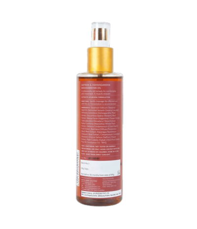 Mantra Herbal Saffron & Ashwagandha Mahanarayan Oil