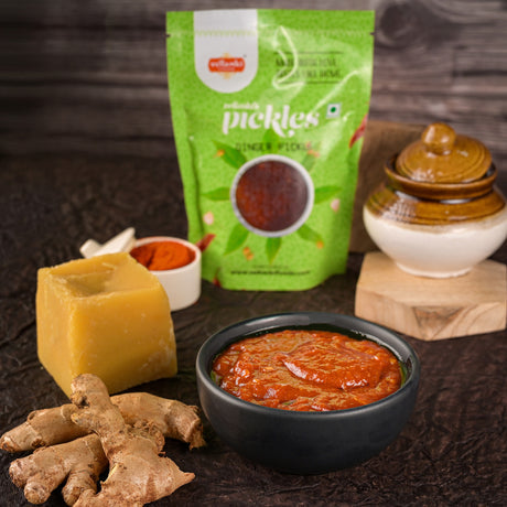 Vellanki Foods - Ginger Pickle / Adrak Ka Achaar - Indyancart