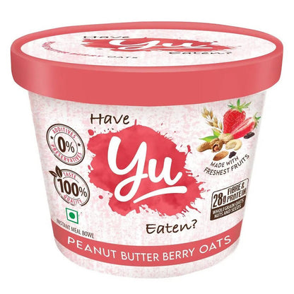 Yu Peanut Butter & Berry Oats