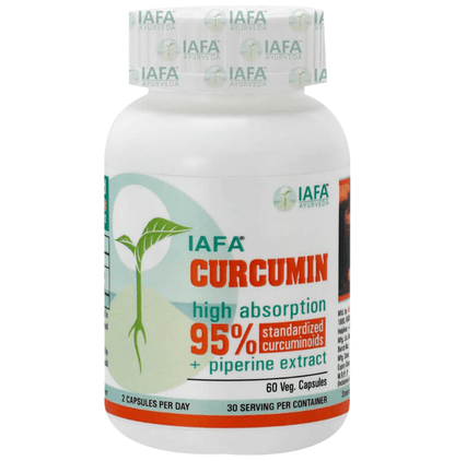 Iafa Ayuveda Curcumin Veg Capsules
