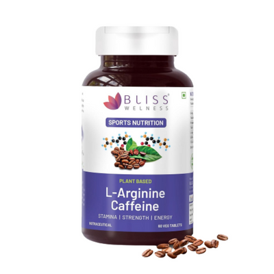 Bliss Welness L-Arginine Caffeine Tablets