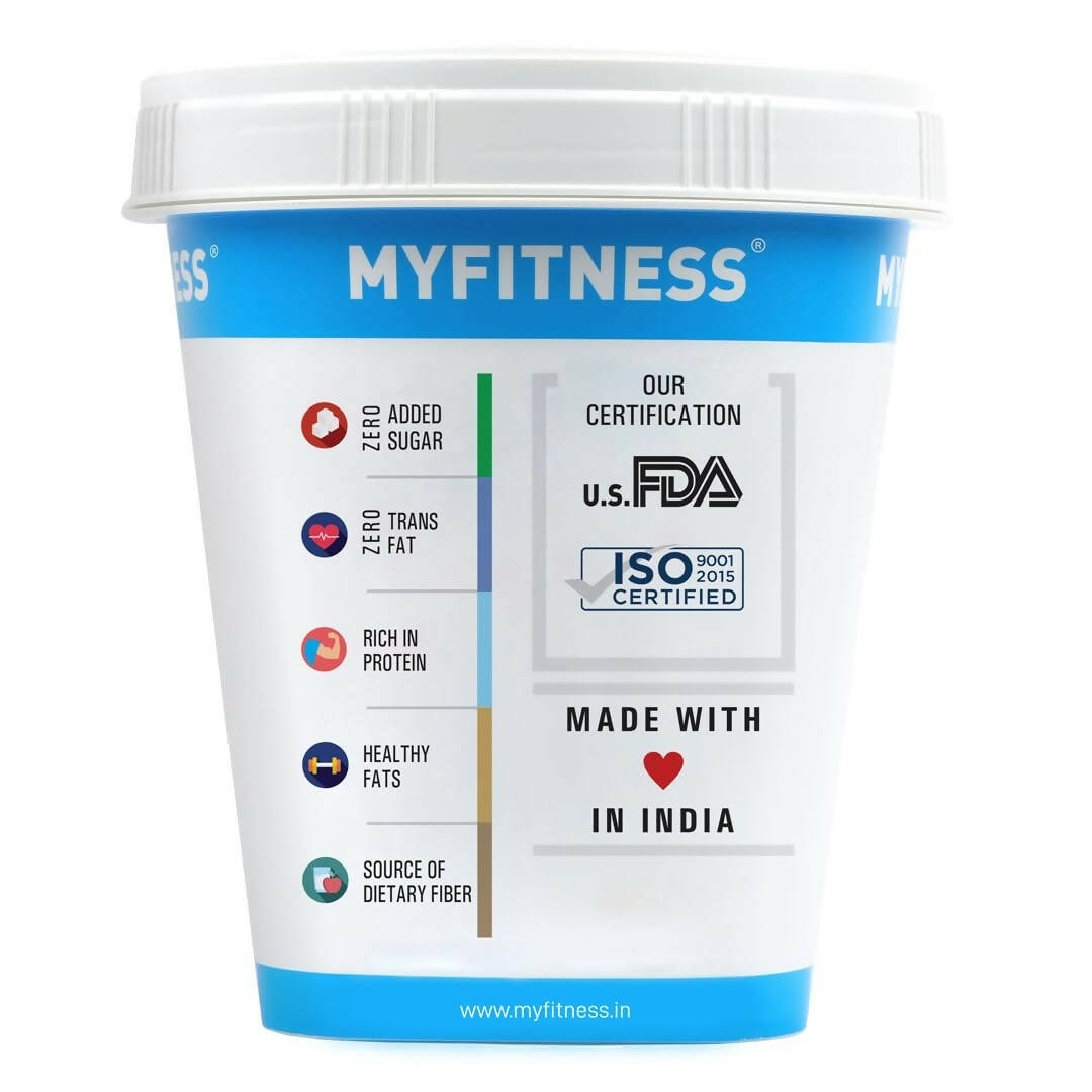 Myfitness All Natural Unsweetened Peanut Butter Crunchy - Indyancart