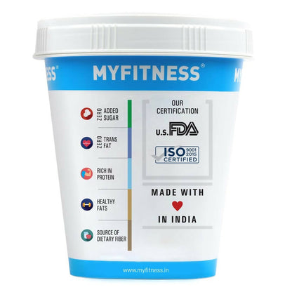 Myfitness All Natural Unsweetened Peanut Butter Crunchy - Indyancart