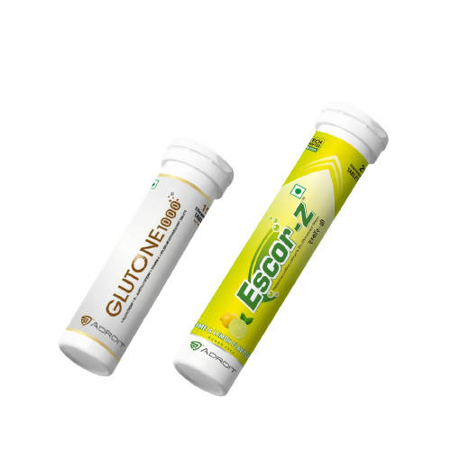 Glutone 1000 & Escor-Z Tablets Combo Pack - Indyancart