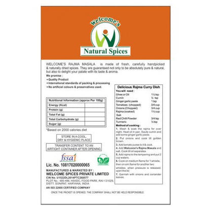 Welcome’s Natural Spices Rajma Masala Powder