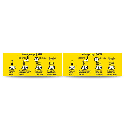 Gtee Green Tea Bags - Lemon & Ginger