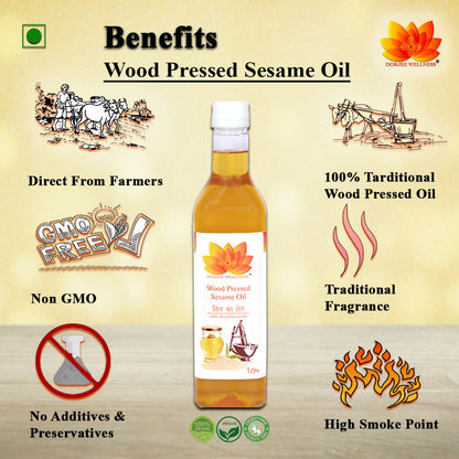 Dorjee Wellness Wood Pressed Sesame Oil