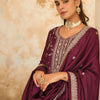 Dhiyona IE Women Ethnic Motifs Embroidered Kurta with Trousers & Dupatta