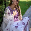 Dhiyona IE Women Floral Embroidered Regular Thread Work Kurta with Trousers & With Dupatta