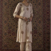 Dhiyona IE Ethnic Motifs Embroidered Thread Work Straight Kurta With Trouser