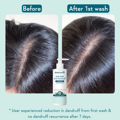 WishCare Aha Bha Anti-Dandruff Shampoo