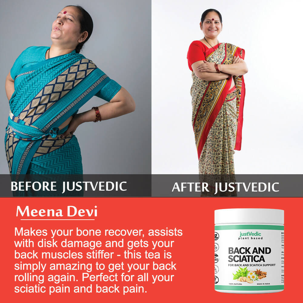 Just Vedic Back And Sciatica Support Drink Mix - Indyancart