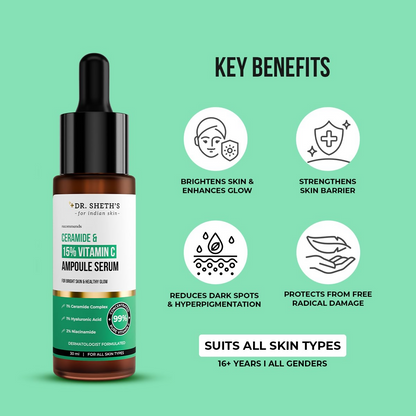Dr. Sheth's Ceramide & 15% Vitamin C Ampoule Serum