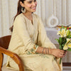 Dhiyona IE Embroidered Notch Neck Thread Work Pure Cotton Kurta With Trousers & Dupatta