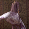 Dhiyona IE Floral Embroidered Thread Work Straight Kurta With Trousers & Dupatta
