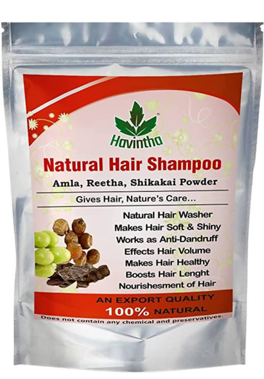 Havintha Amla, Reetha And Shikakai Powder Shampoo - Indyancart