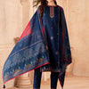 Dhiyona SN Women's Sequence Embroidered Straight Kurta & Trousers With Dupatta