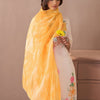 Indyancart IE Women Floral Embroidered Regular Thread Work Kurta with Trousers & With Dupatta