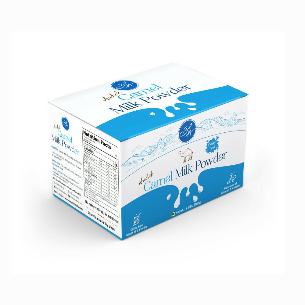 Aadvik Camel Milk Powder Freeze-Dried Sachets - Indyancart