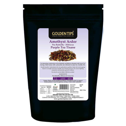 Golden Tips Amethyst Ardor - Purple Tea Tisane - Indyancart