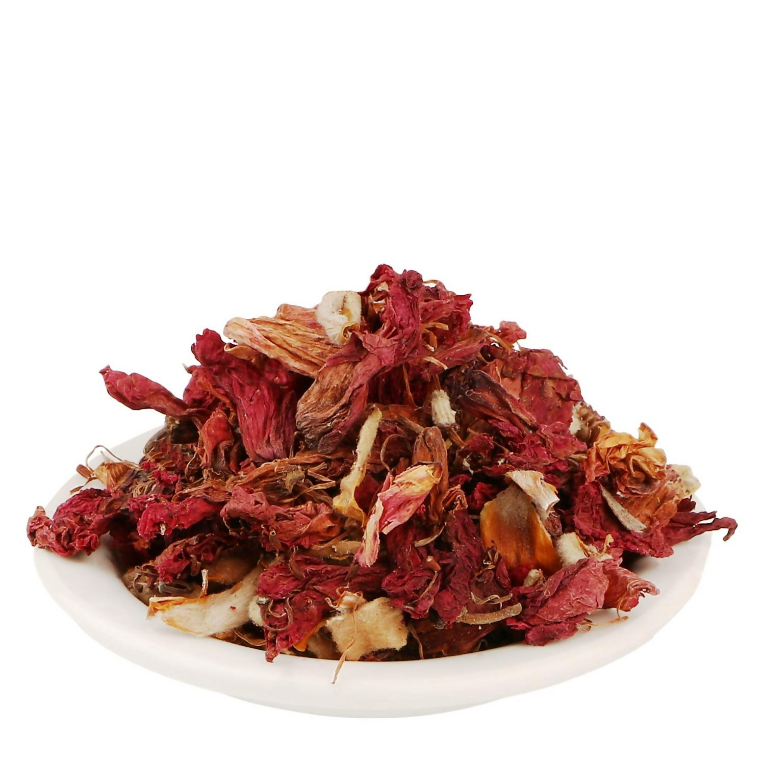 Yuvika Jaswand Hibiscus flower, vibrant red Hibiscus Rosa Sinensis, used in Ayurvedic products, shown fresh and blooming.