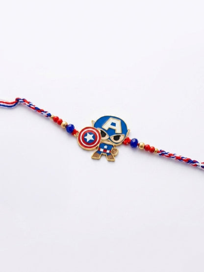 Anouk Kids Avengers Character Artificial Beads Thread Rakhi