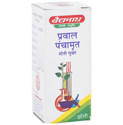 Baidyanath Jhansi Prawal Panchamrit (with Pearl) Tablets - Indyancart