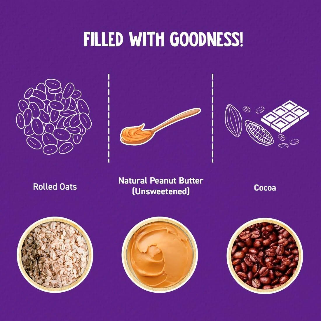 Alpino High Protein Super Rolled Oats Chocolate - Indyancart