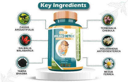Divya Shree Piles Detox Veggie Capsules