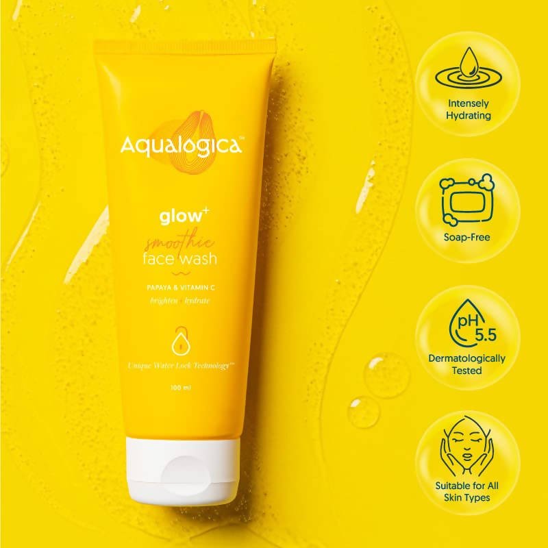 Aqualogica Glow+ Smoothie Face Wash - Indyancart