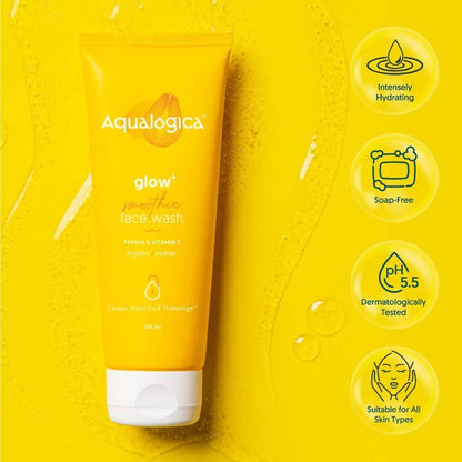 Aqualogica Glow+ Smoothie Face Wash - Indyancart