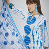 Dhiyona IE Tie And Dye Screen Technique Pure Cotton Kurta With Trousers & Dupatta