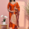 Dhiyona SN Women's Embroidered Straight Kurta Pyjama & Dupatta
