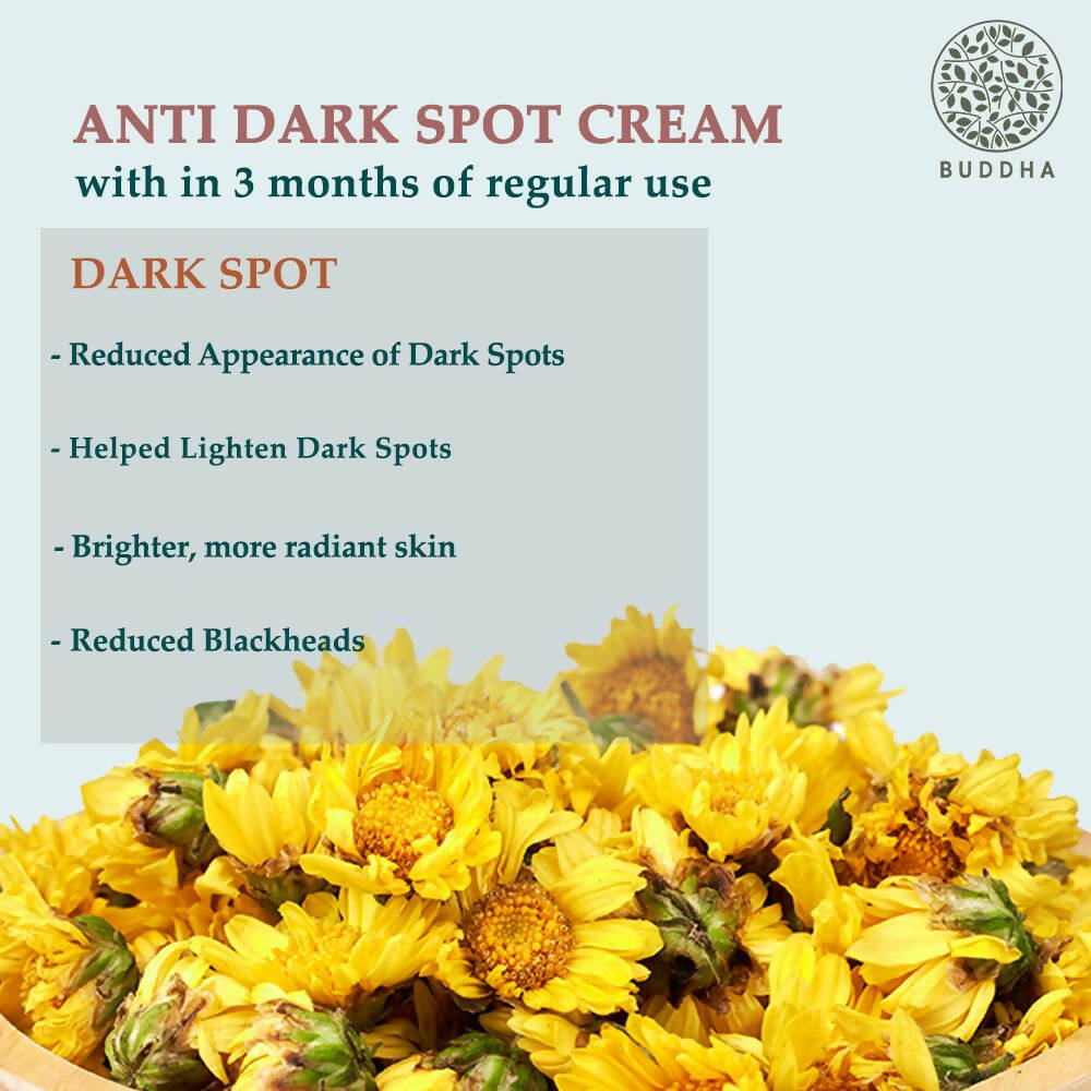 Buddha Natural Dark Spot Removal Face Cream - For Uneven Skin Tone and Skin Darkening - Indyancart