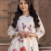 Dhiyona IE Women Floral Printed Pleated Pure Cotton Kurta with Trousers