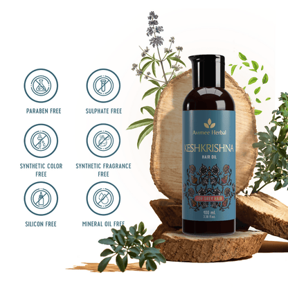 Avimee Herbal Keshkrishna Hair Oil For Grey Hair
