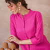 Dhiyona IE Women Regular Pure Cotton Kurta with Harem Pants