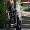 Indyancart IE Women Floral Printed Regular Pure Cotton Kurta with Trousers & With Dupatta