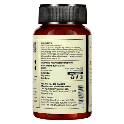 Jiva Ayurveda Diatrin Tablets - Indyancart