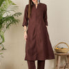 Dhiyona IE Women Regular A-Line Kurta with Trousers