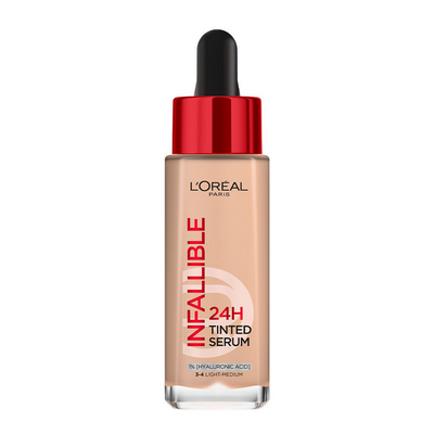 L'Oreal Paris Infallible 24H Tinted Serum Foundation - Light Medium