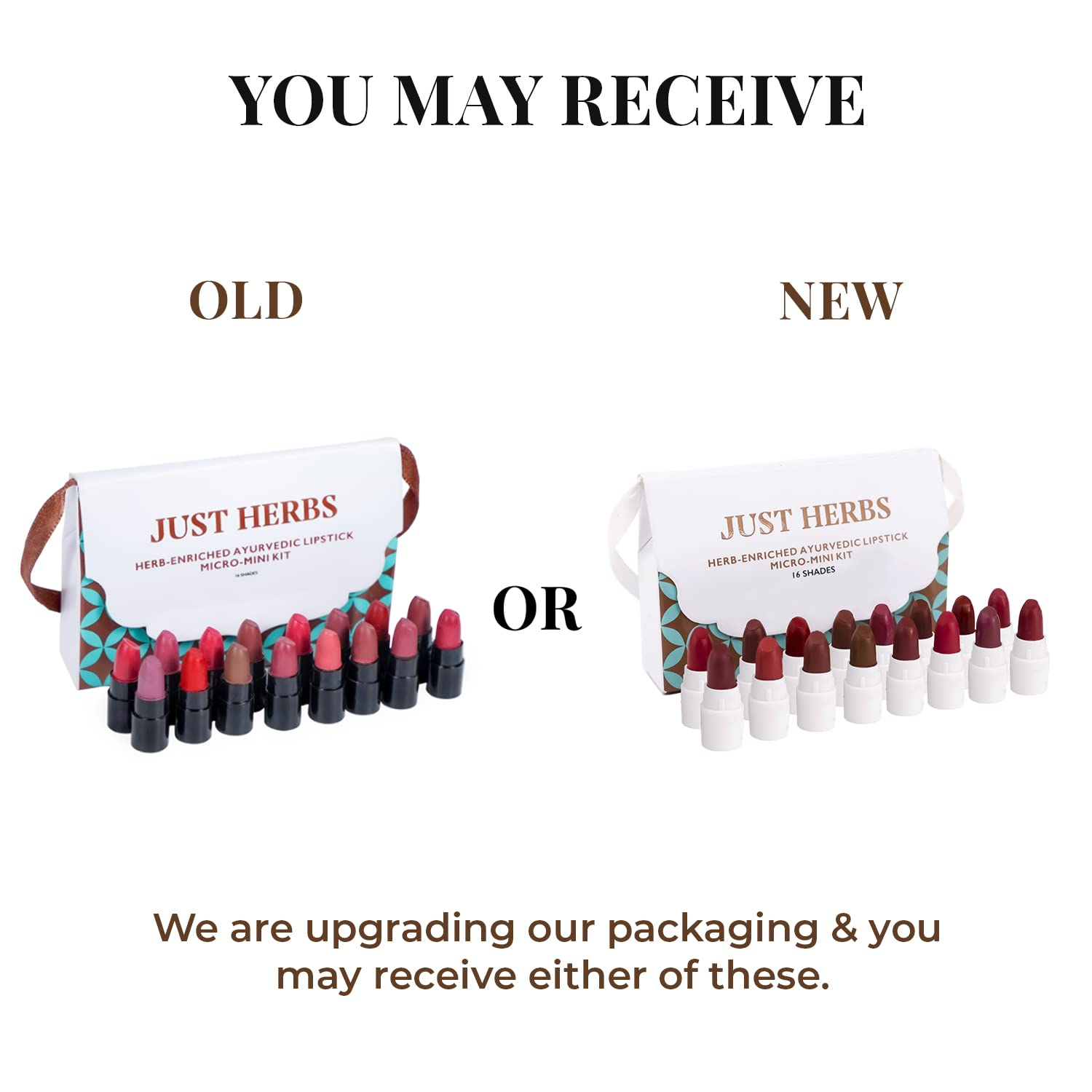 Just Herbs Herb Enriched Ayurvedic Lipstick Micro-Mini Kit - Indyancart