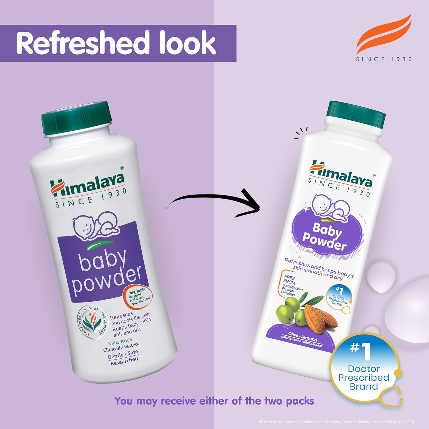 Himalaya Herbals - Baby Powder For Refreshes & Cools the Skin - Indyancart